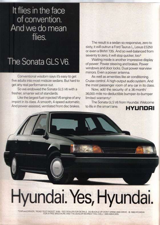 Hyundai. Yes, Hyundai.